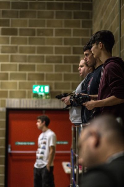 Concentrating on the podium <span style='color:grey;'>(&copy; 2018 Morad Margoum)</span>