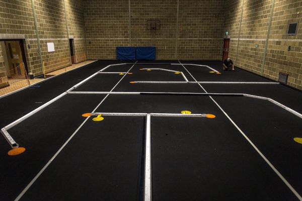 Track ready for racing <span style='color:grey;'>(&copy; 2018 Morad Margoum)</span>